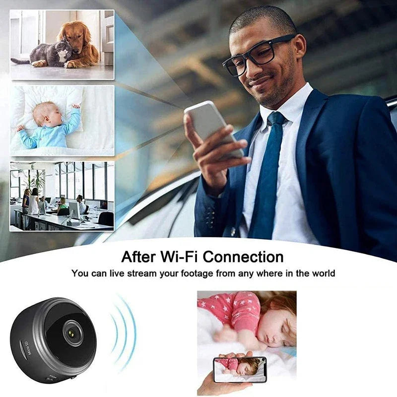 Mini Câmera Sem Fio Wifi